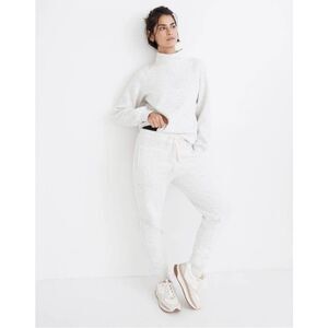 Madewell MWL Sweatpants Small Betterterry Jogger Heather Donegal Mist Organic